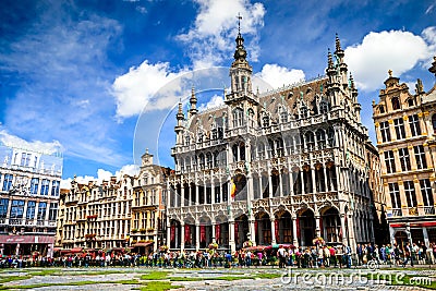 Grand Place, Bruxelles, Belgium Editorial Stock Photo